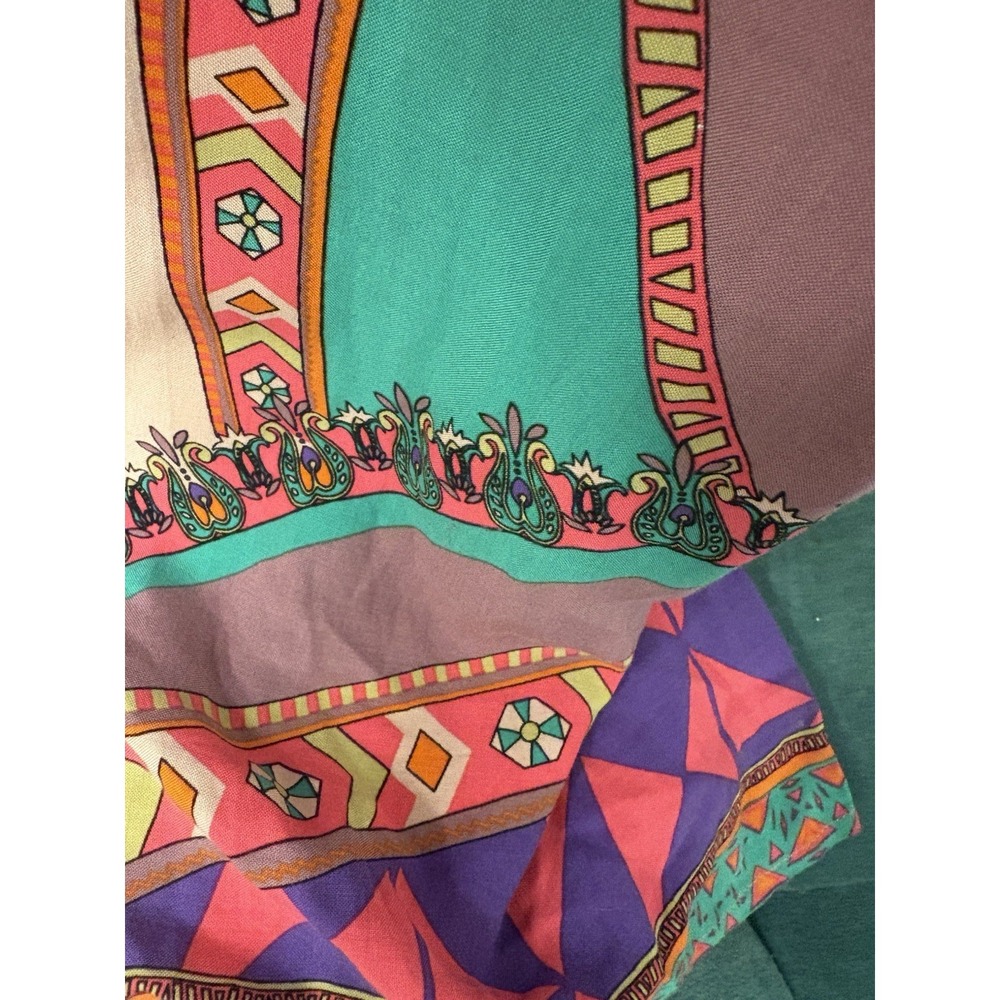 Flying Tomato Anthropologie Maxi Dress Multicolor Fluted Sleeves Boho Vacation - Picture 11 of 16